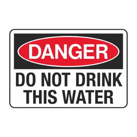 Danger Do Not Drink This Water Decal
